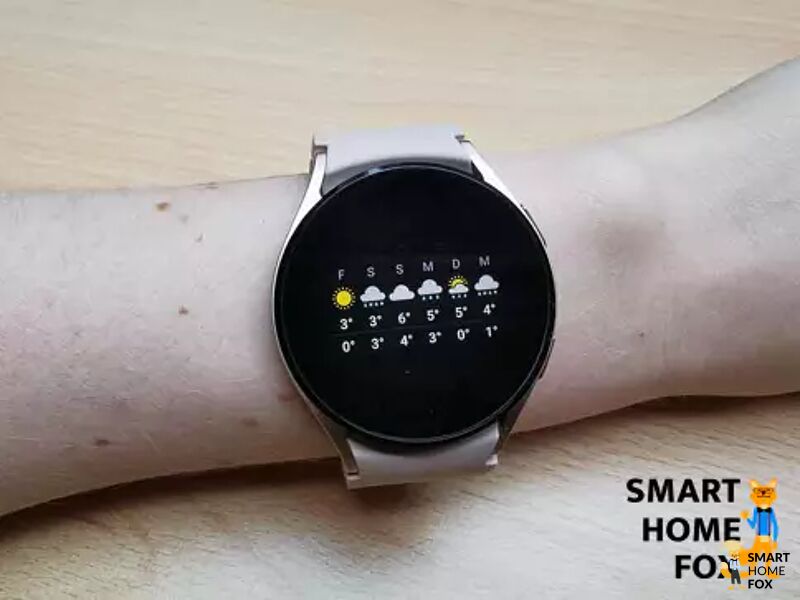 montre connectee afficher meteo